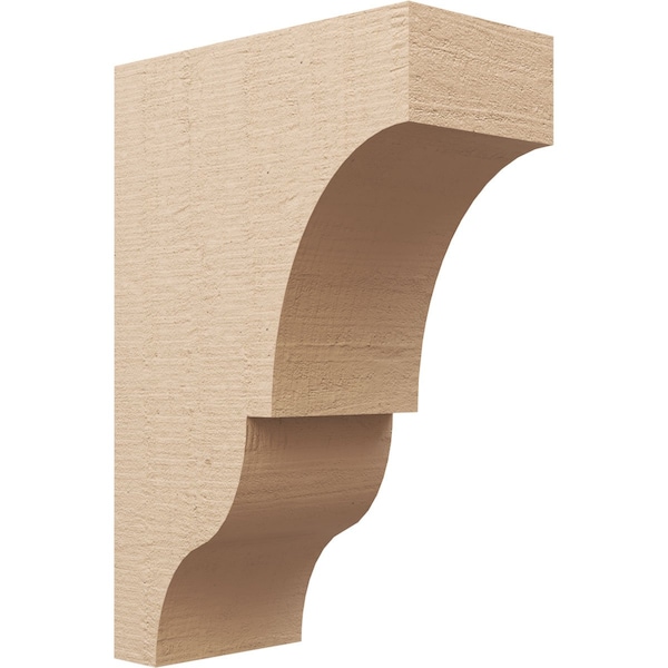 Ekena Millwork 10"W x 20"D x 30"H Classic Asheboro Rough Cedar Woodgrain TimberThane Corbel, Primed Tan CORUR10X20X30ASHRCPR - main